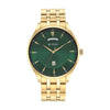Titan Opulent III Green Dial Analog Stainless Steel Strap watch for Men