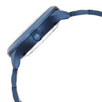 Titan Metal Mechanicals Blue Dial Analog Stainless Steel Strap Watch for Men
