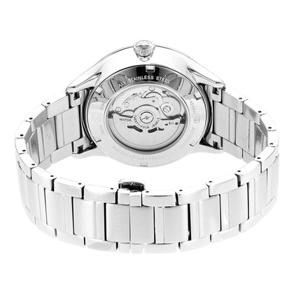 Titan Metal Mechanicals Blue Dial Automatic Stainless Steel Strap watch for Men