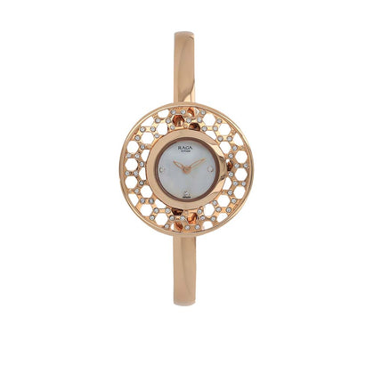 Titan Raga MoonlightMother of Pearl DialAnalog Metal Strap Watch for Women