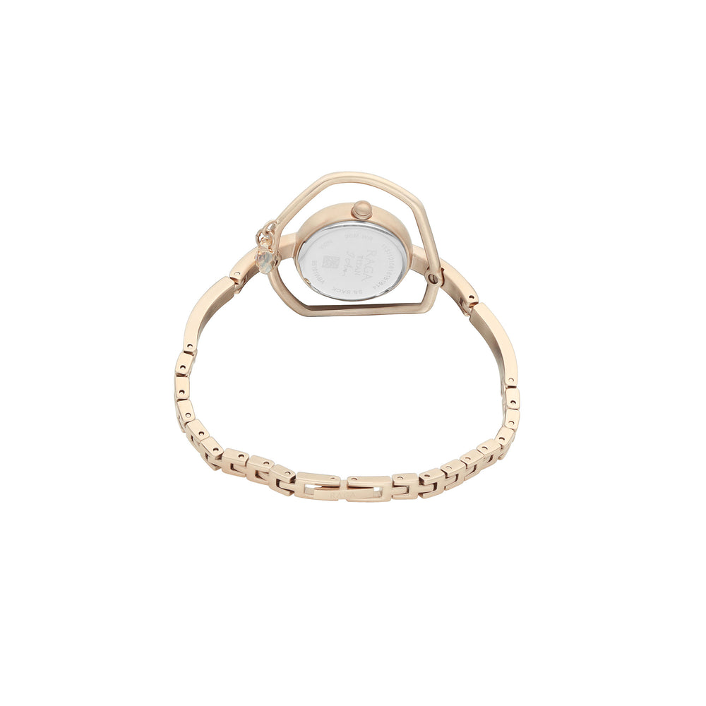 Titan Raga I Am Mother of Pearl Dial Women Watch With Metal Strap