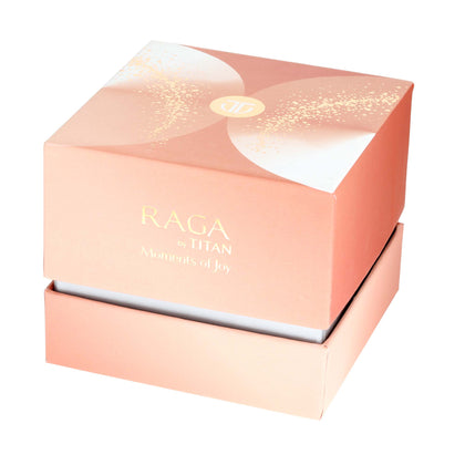 Titan Raga Moments Of Joy Green Dial Women Watch With Metal Strap