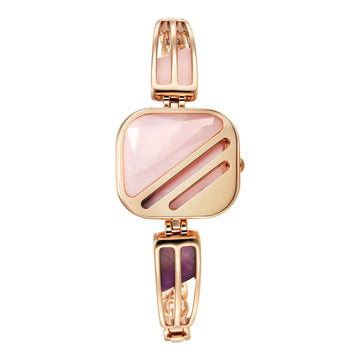 Titan Raga New You Quartz Analog Pink Dial Stainless Steel Strap Watch for Women