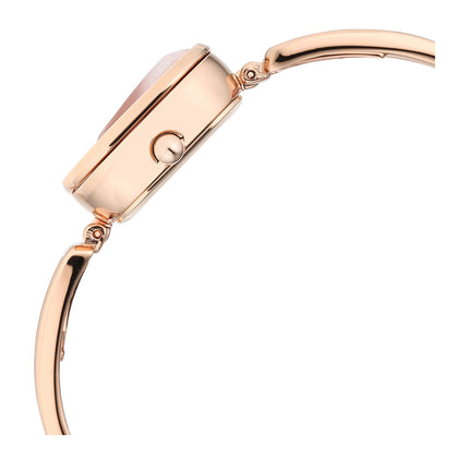 Titan Raga New You Quartz Analog Pink Dial Stainless Steel Strap Watch for Women