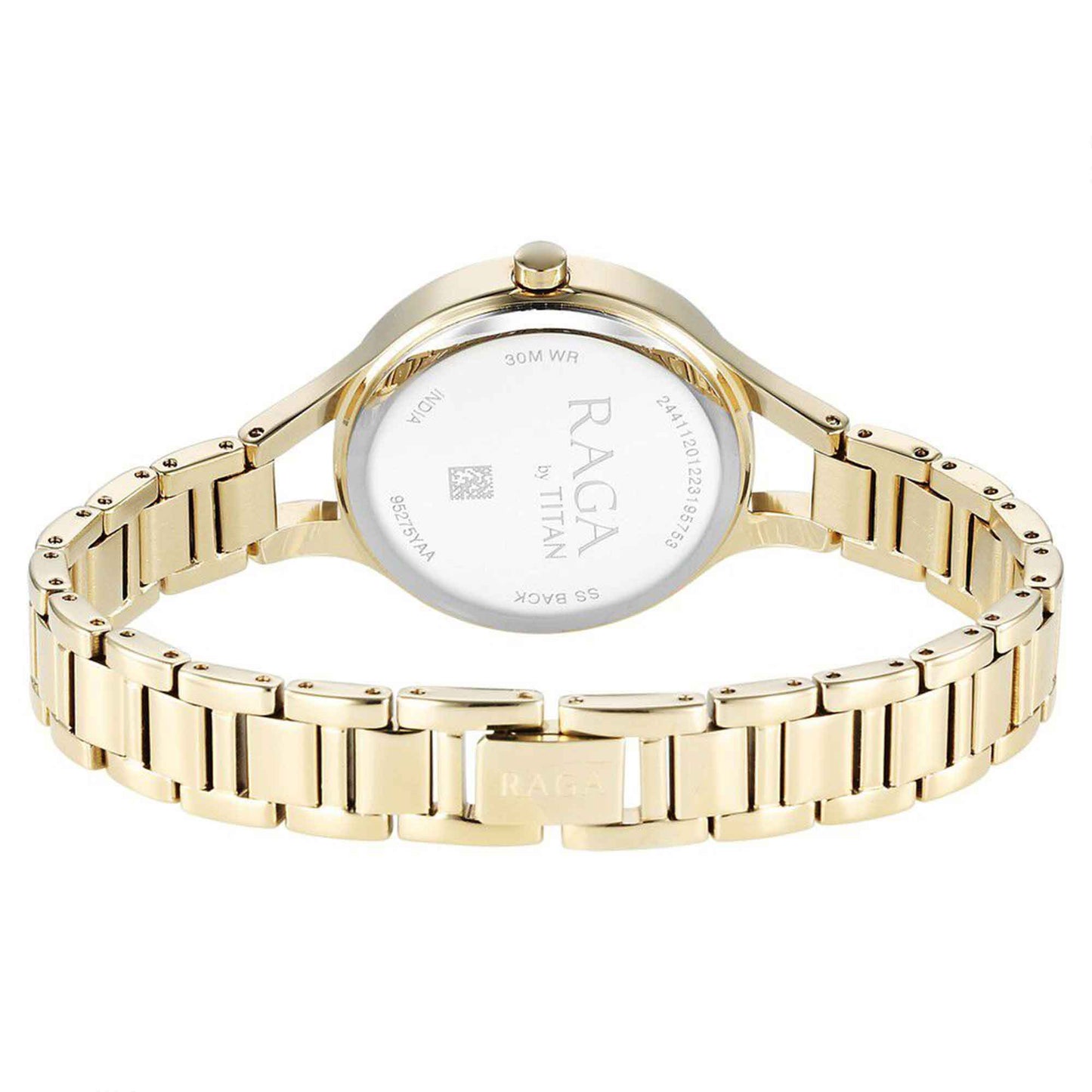 Titan Raga Showstopper Quartz Alog Mother Of Pearl Dial Metal Strap Watch for Women