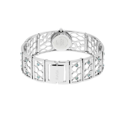 Titan Quartz Analog Mother of Pearl Dial Stainless Steel Strap Watch for Women