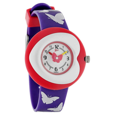 Zoop By Titan Quartz Analog Multicoloured Dial PU Strap Watch for Kids
