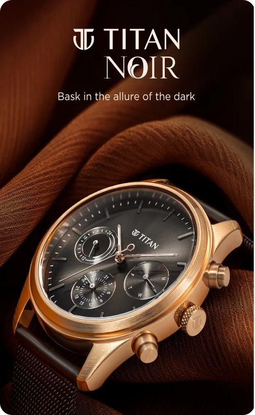 Titan Black Dial Analog Ceramic Strap Ceramic Strap Watch for Men Kallol Limited